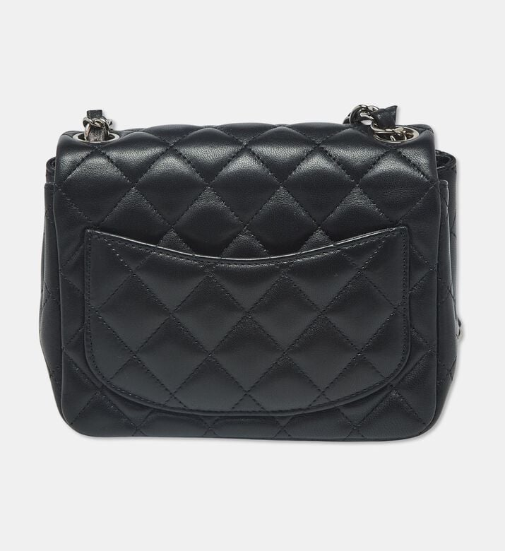 Chanel Preowned Chanel Cc Mini Black Square Flap Bag, Packshot View