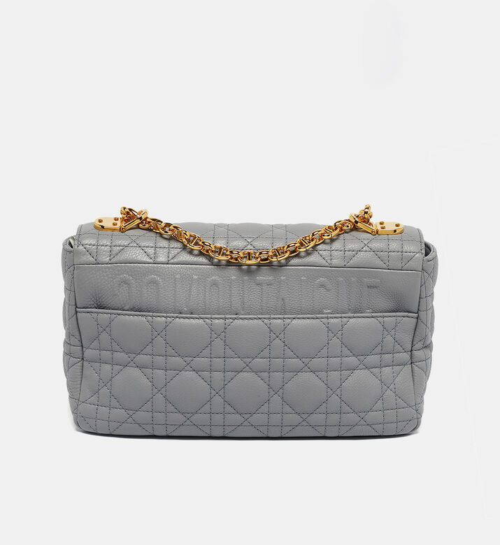Dior Preowneddior Grey Medium Caro Shoulder Bag, Packshot View
