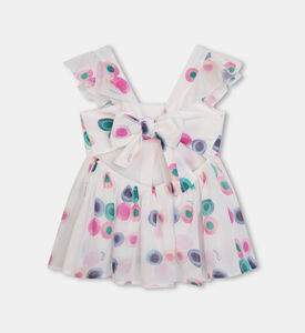 بلوزة بحمالات مكشكشة