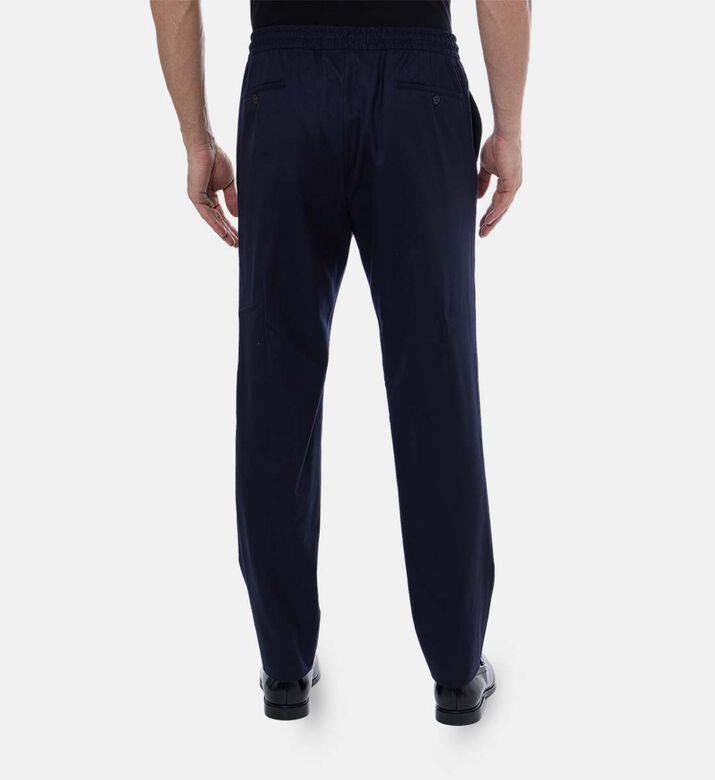 بنطال بخصر مطاطي صوف بكر