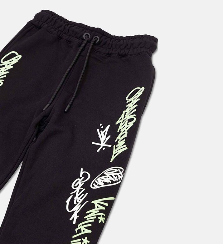 Sprayground Glowing Script Pattern Joggers, Packshot View