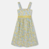 All-over Shell Print Sleeveless Dress