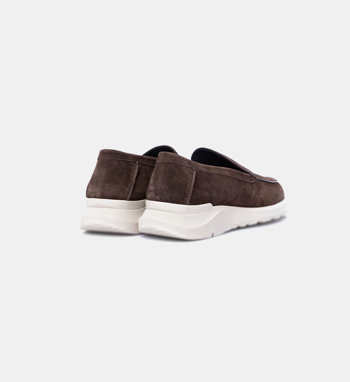 Suede Leather Slip-on Loafers