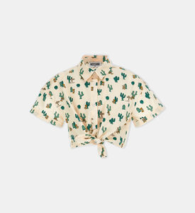 Junior Girl All-over Print Shirt