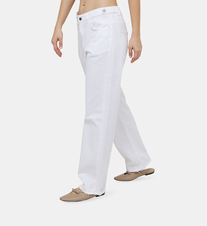 Denim Bull Fringed Trousers