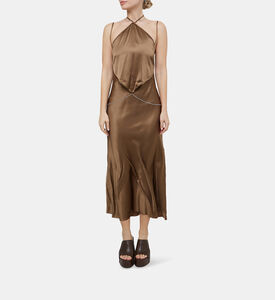 Waist Chain Two-piece Midi Dress Waist Chain Two-piece Midi Dress