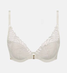 Chantelle Adjustable Straps Demi-cup Bra, Ivory, 85, G, Packshot View
