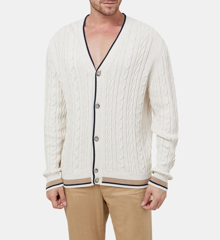 Ribbed Wool-cashmere Blend Cardigan