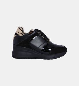 Leather Fur Counter High Trainers Leather Fur Counter High Trainers