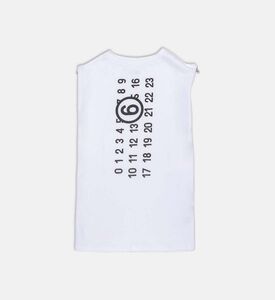 MM6 Numeric-print Sleeveless Dress, Packshot View