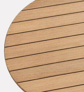 Home Deco and More Teak-top Round Dining Table Set, Packshot View