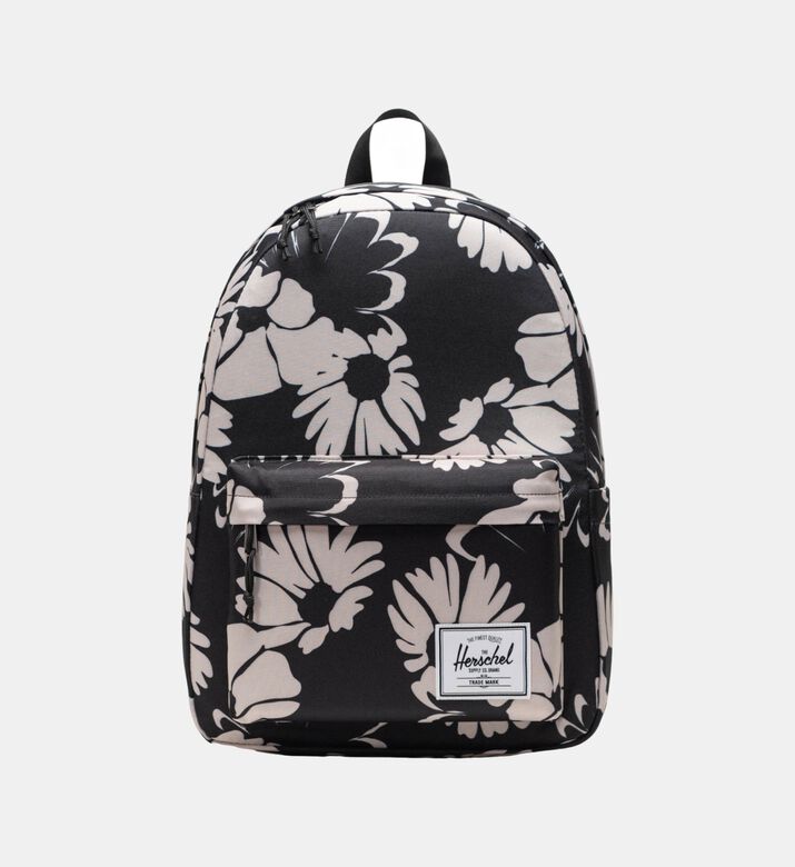 Grid Design Round-shaped Classic Front Pocket Backpack