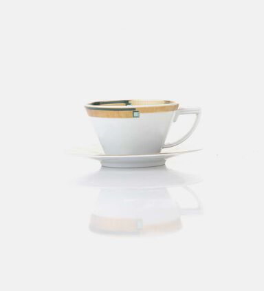 Emerald Saucer Tea Cup Set