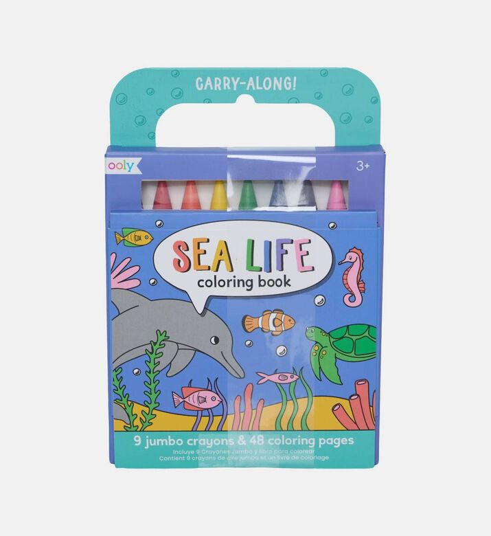Carry Along Sea Life Coloring Book