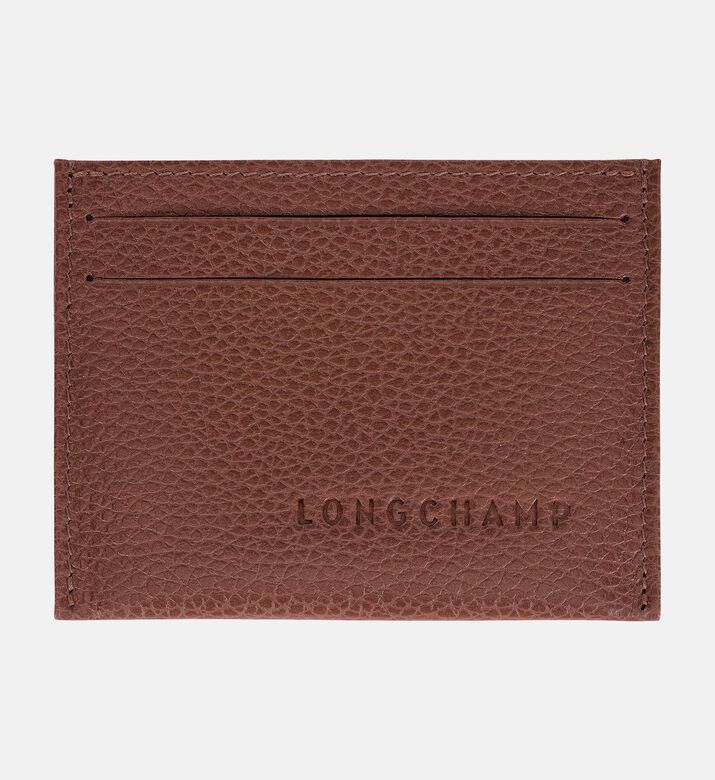 Longchamp Cardholder Foulonne, Brown, Packshot View