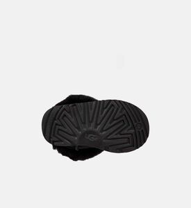 Plush Oversized Cuff Rugged Sole Ankle-high Boots Plush Oversized Cuff Rugged Sole Ankle-high Boots