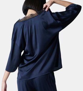 بلوزة بأكمام من الساتان سيكريتس