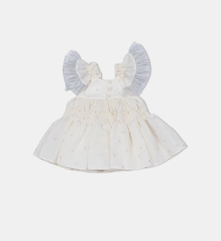 Snowflake Elastic Band Flared Dress