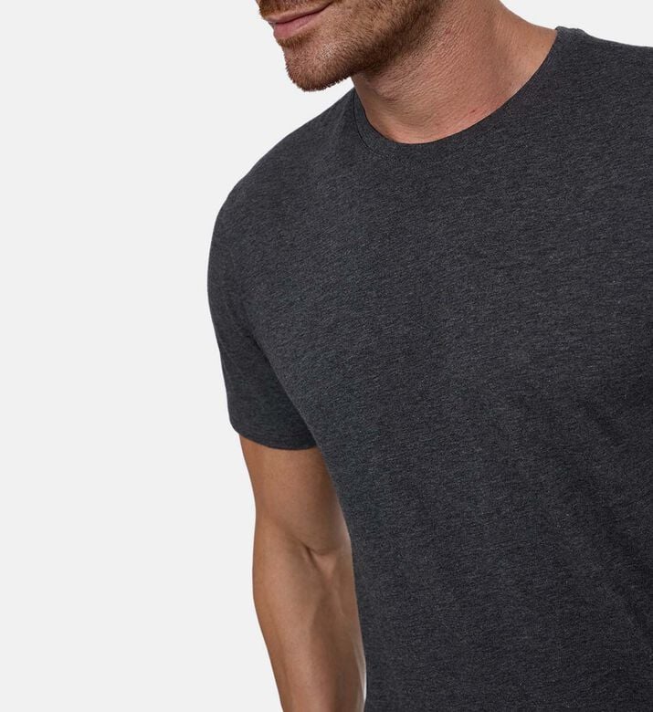 Vince Cotton Crewneck T-shirt, Model View