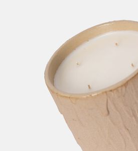 شمعة معطرة كبيرة بتصميم خارجي ذائب برائحة توفي