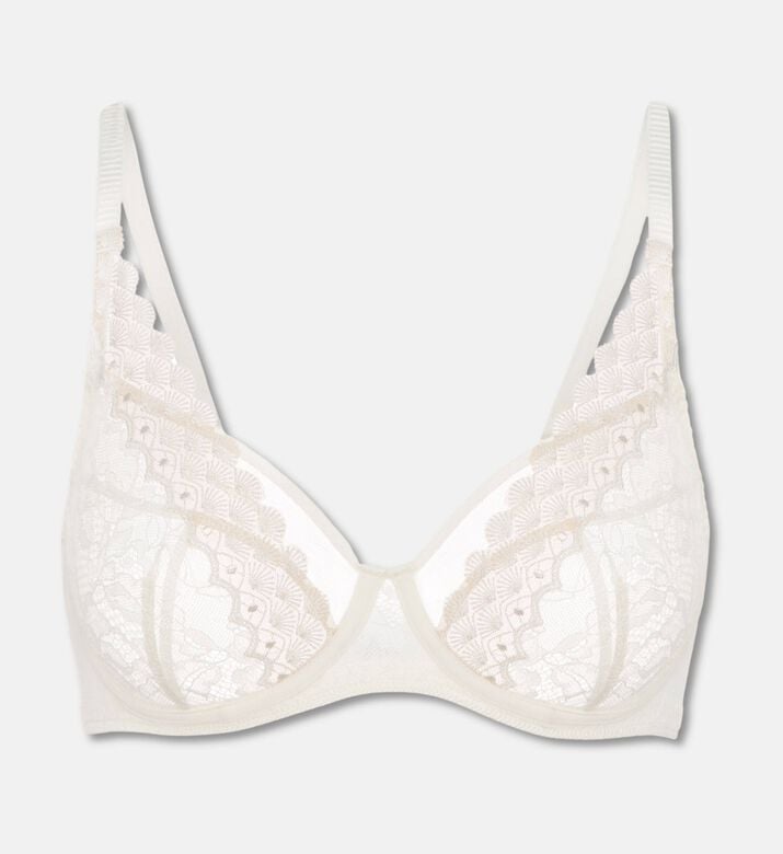 Simone Perele Bra Scarf, Ivory, 95, F, Packshot View