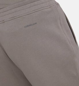 بنطال رياضي بحزام خصر مطاطي قطن