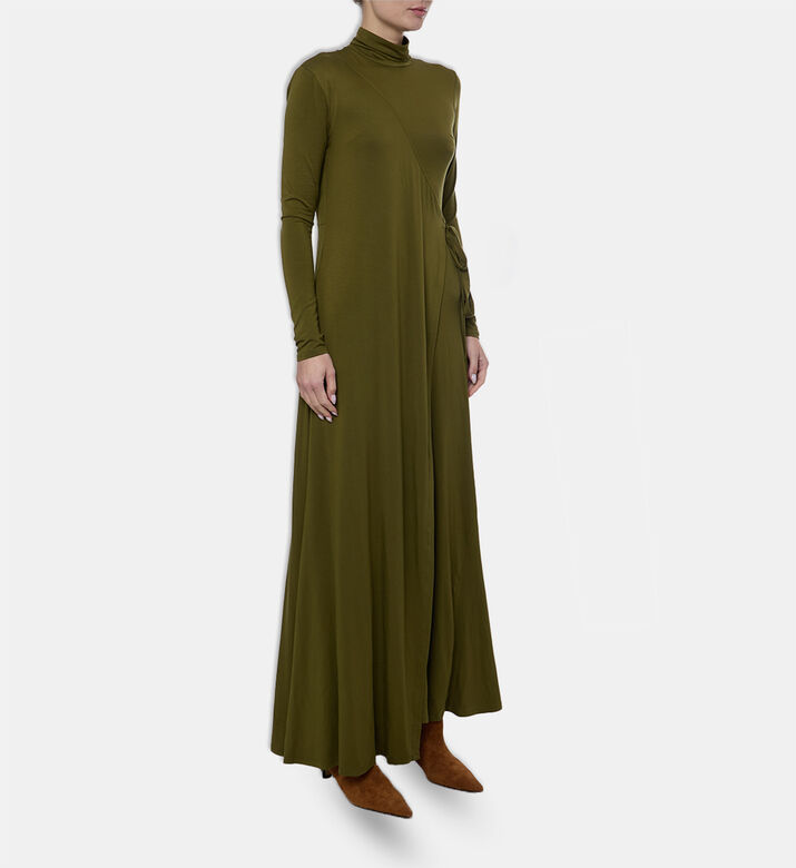 Bouguessa Jade Wrap Maxi Dress, Model View