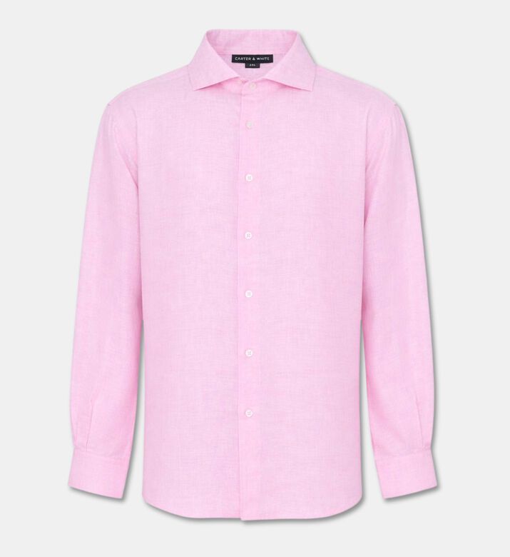 Carter and White Shirt Linen, Packshot View