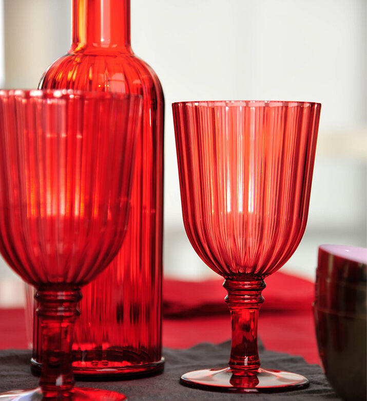 طقم أكواب أكريليك ملون