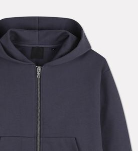Givenchy Organic Fleece Patch Hooded Cardigan, Packshot View