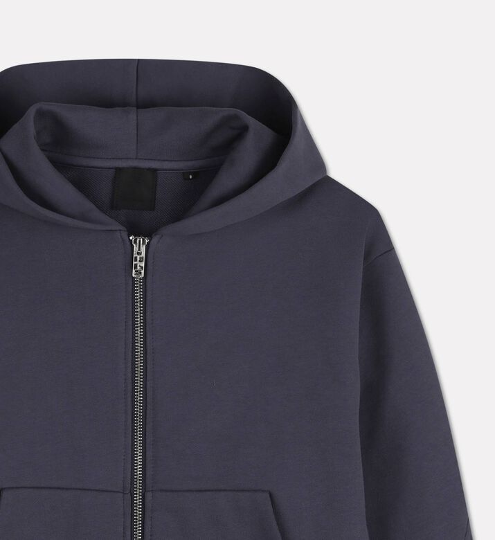 Givenchy Organic Fleece Patch Hooded Cardigan, Packshot View