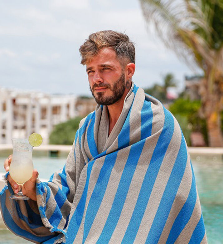 Maris Amber Stripped Beach Towel