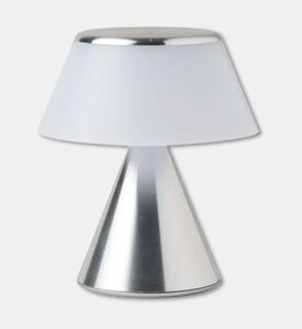 Lexon Design Luma Mini Led Lamp, Silver, Packshot View