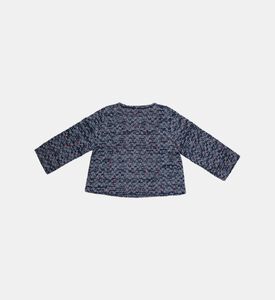 سترة ديا قطن تويد بلوميتيس الحمراء