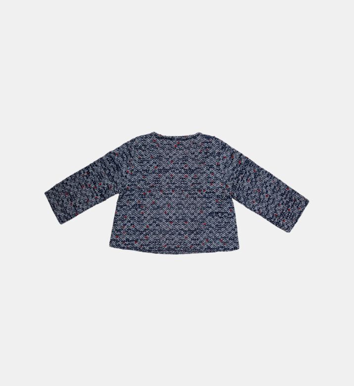 سترة ديا قطن تويد بلوميتيس الحمراء