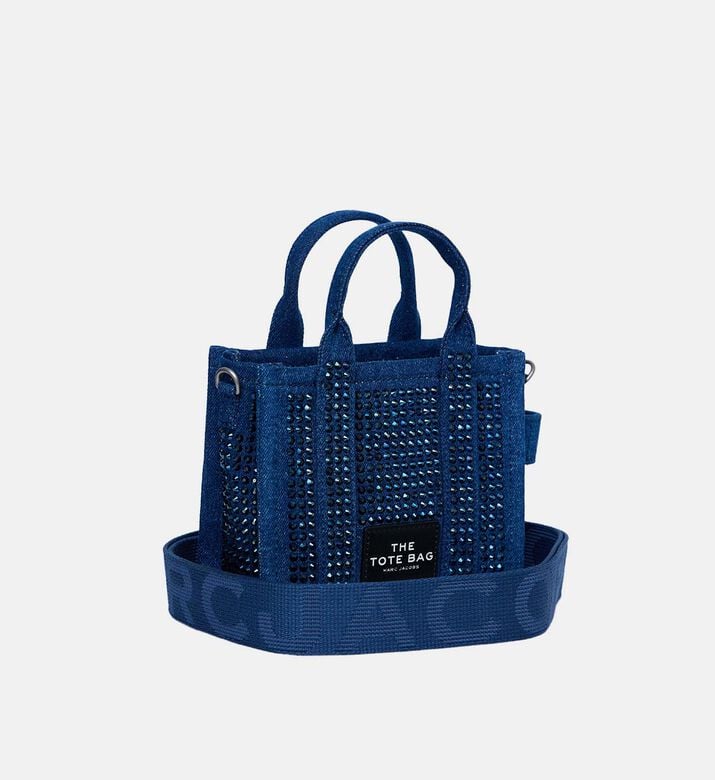 The Crystal Denim Small Tote Bag The Crystal Denim Small Tote Bag
