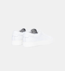 Leather Low-top Lace-up Sneakers