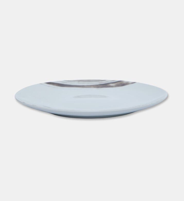 Spal Abstract Stripe Wood Dinner Plate, Packshot View