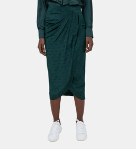 Jamelia Silk Jacquard Wings Skirt