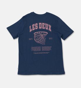 Les Deux Hoop Graphic Printed T-shirt, Dark-blue, 11-12y, Packshot View