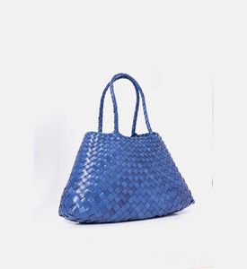 Dragon Diffusion Santa Croce Big Leather Bag, Navy, Packshot View