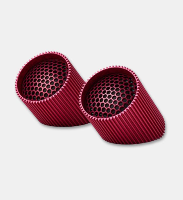 Lexon Design Ray Magnetic Bluetooth Speakers, Red, Packshot View