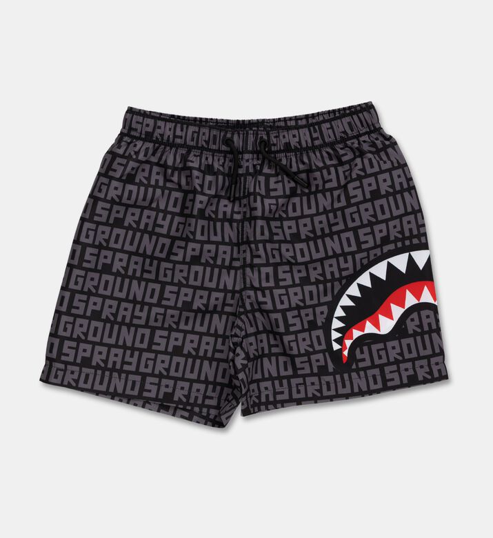 Sprayground Short Shark, Grey, 16y, Packshot View