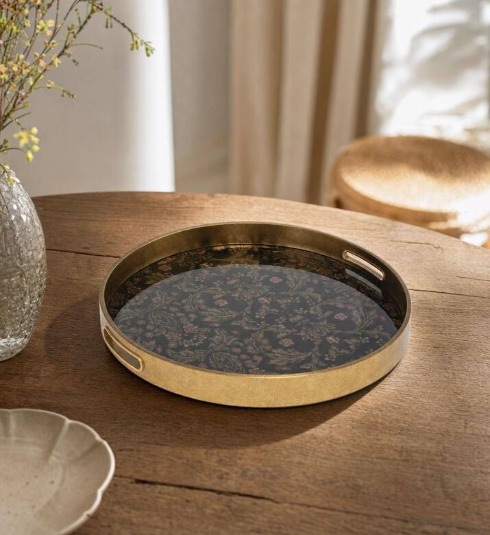 Thun Galateo Leaves 2-piece Tray Set, Model View