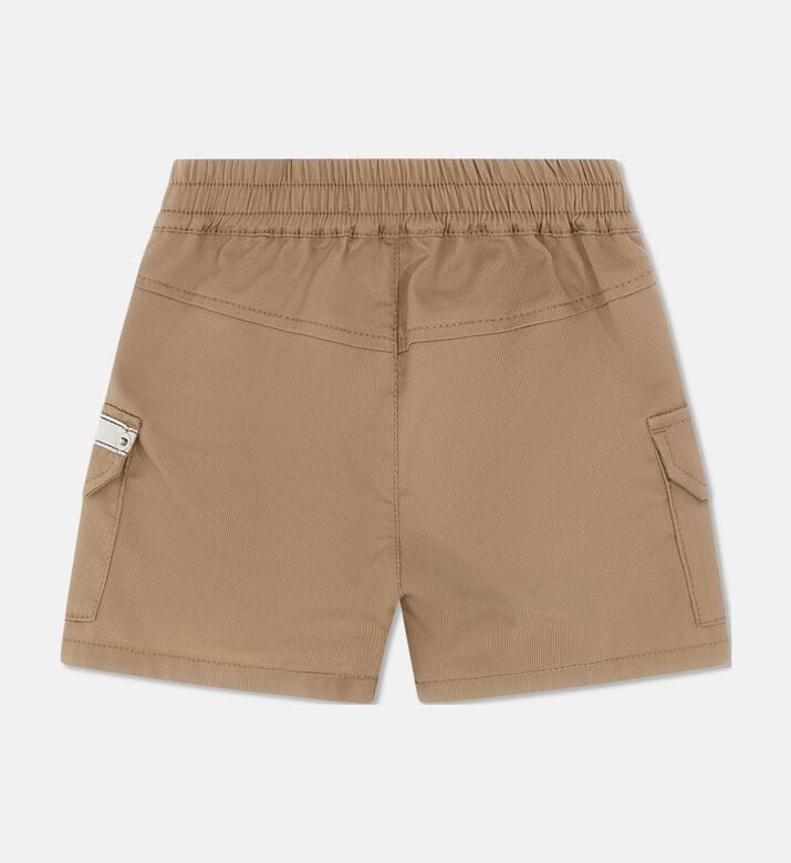 Moschino BKT Logo-tape Elasticated Waistband Cargo Shorts, Packshot View