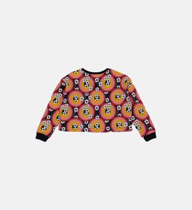 Girl Floral-print Sweatshirt