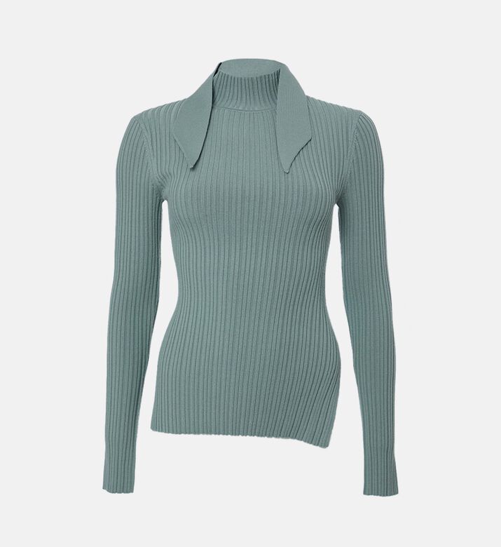 Nanushka Arella Ribbed-knit Top, Packshot View