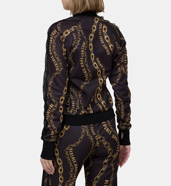 Chain Couture Lace Zip Sweatshirt Chain Couture Lace Zip Sweatshirt