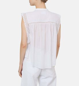 بلوزة غريسيا بدانتيل شفاف