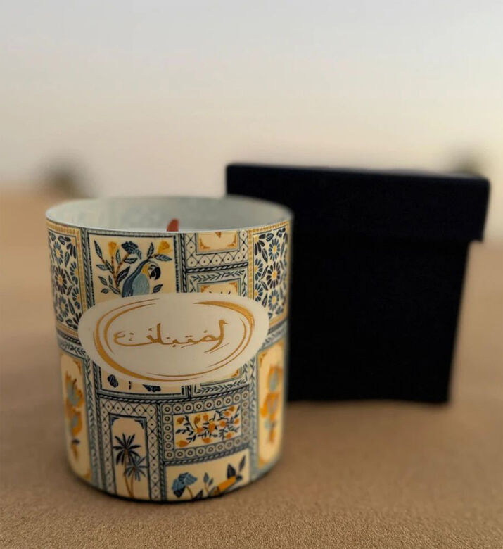 Tohfa Luxe Candle Wax Glass Gratitude, Packshot View